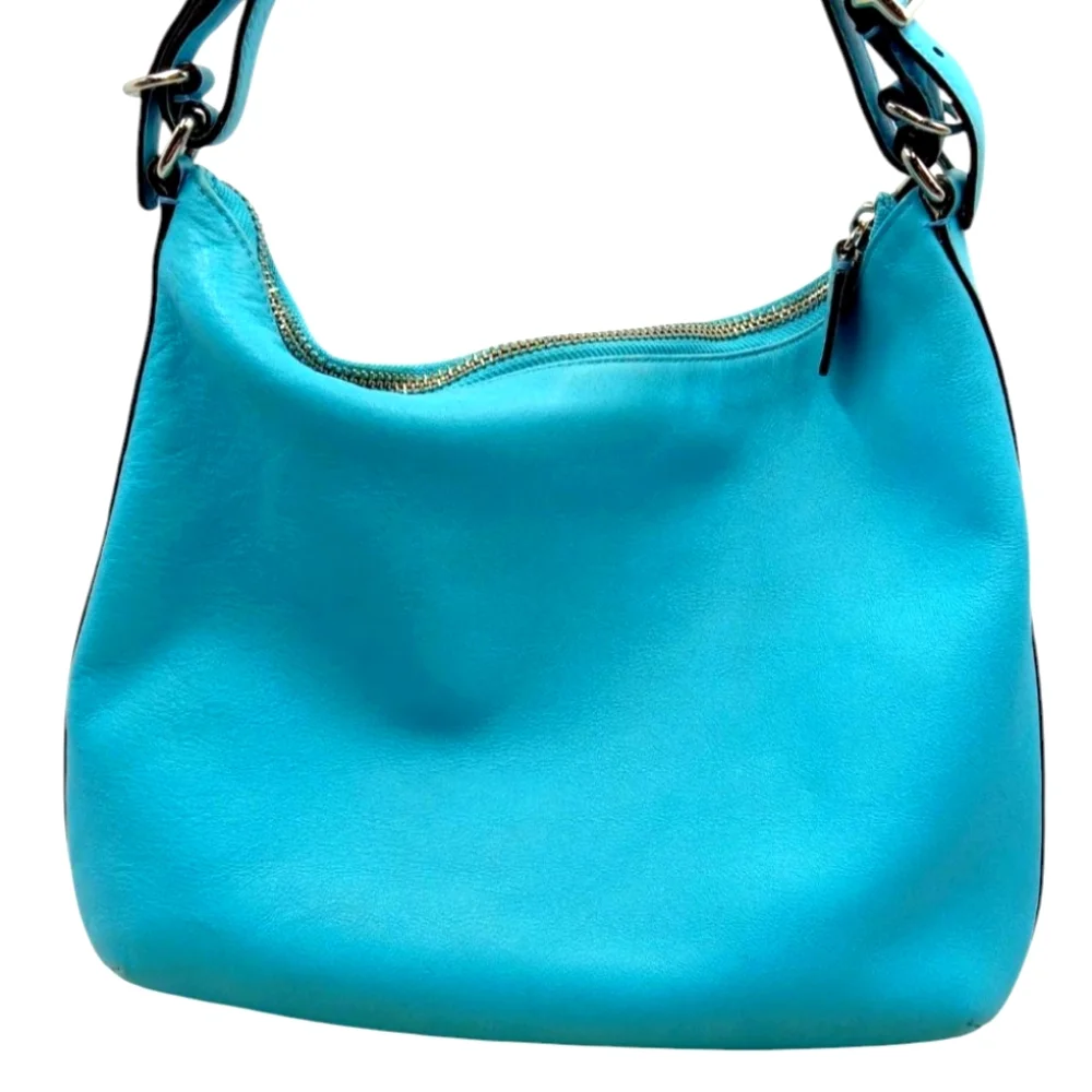 Coach Turquoise Shoulder Bag - Picture 3 of 9